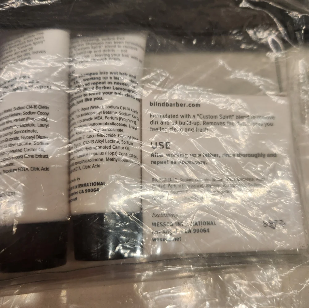 Blind Barber‎ Travel Set with Black Pouch